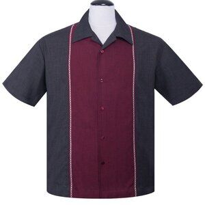 2XL NWT Rocksteady Steady Classic Bowling Style Shirt Rockabilly Hot Rod Vintage